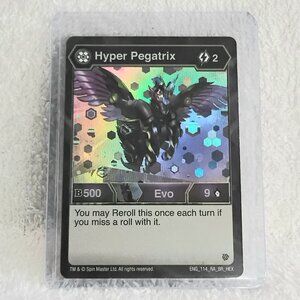 5/$20 Mint Bakugan Hyper Pegatrix ENG_114_RA_BR_HEX Card by Spinmaster!!